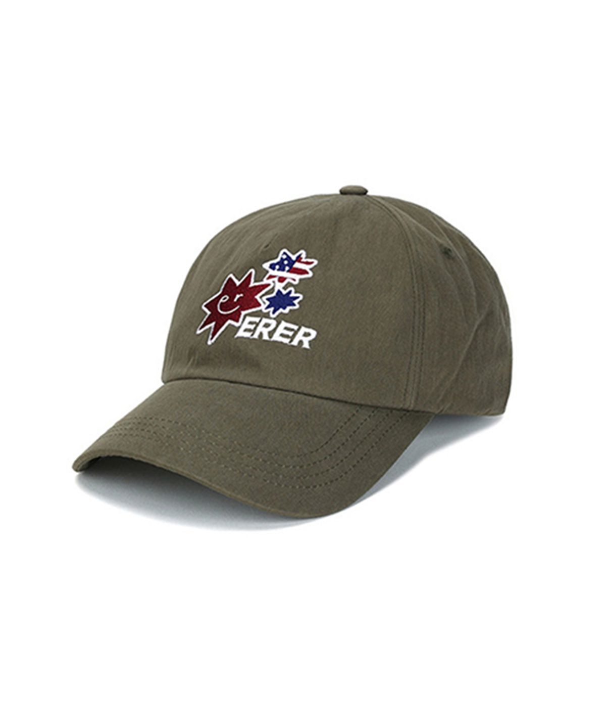에르에르(ERER) (US) Three star ball cap Khaki