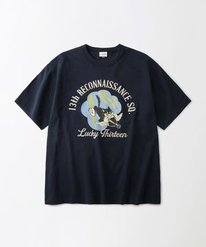 MIL SERIES TEE(LUCKY THIRTEEN)_NAVY
