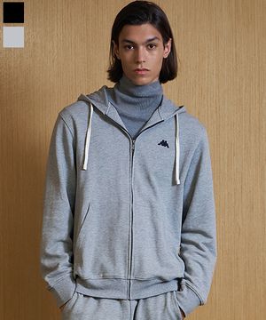 시그니처 로고 후드집업 남성 2color