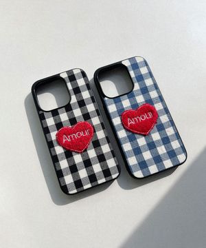 amour Heart [커스텀가능][패브릭 자수 케이스]