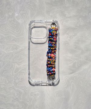 보상당초문 [스트랩 투명 젤하드 케이스]