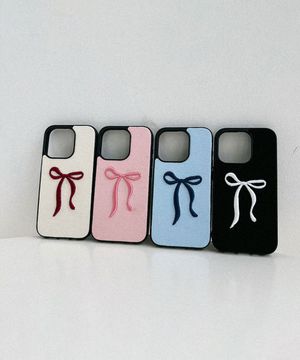 Big ribbon [커스텀가능][패브릭 자수 케이스]