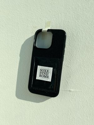 Card case black [커스텀가능][패브릭 자수 케이스]