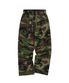 Camo Pintuck Wide Pants Khaki