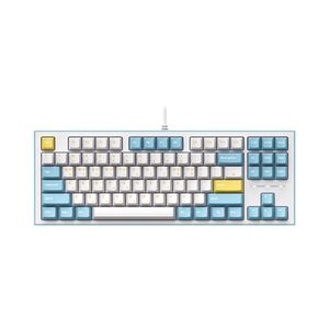 CK01SL TKL PBT 45GF 저소음 텐키리스 기계식 키보드(크림소다, 45g 저소음 백축)