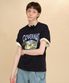 트로피컬 그래픽 티셔츠 Dark Navy