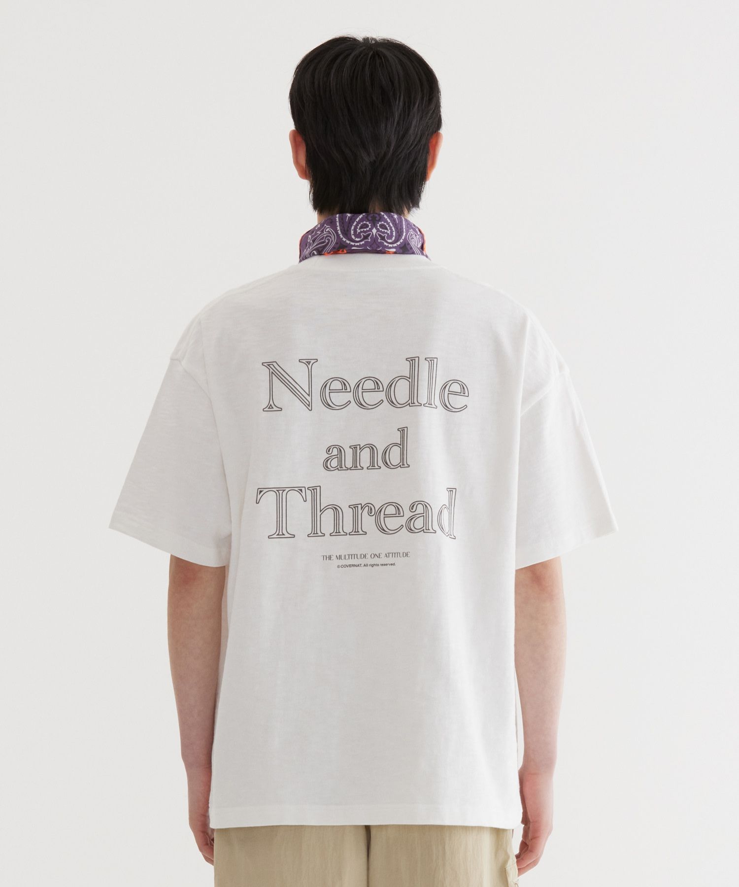 COVERNATのSlub Needle and Thread Graphic T-Shirt 全2色 MUSINSA | COVERNAT Slub Needle and Thread Graphic T-Shirt White