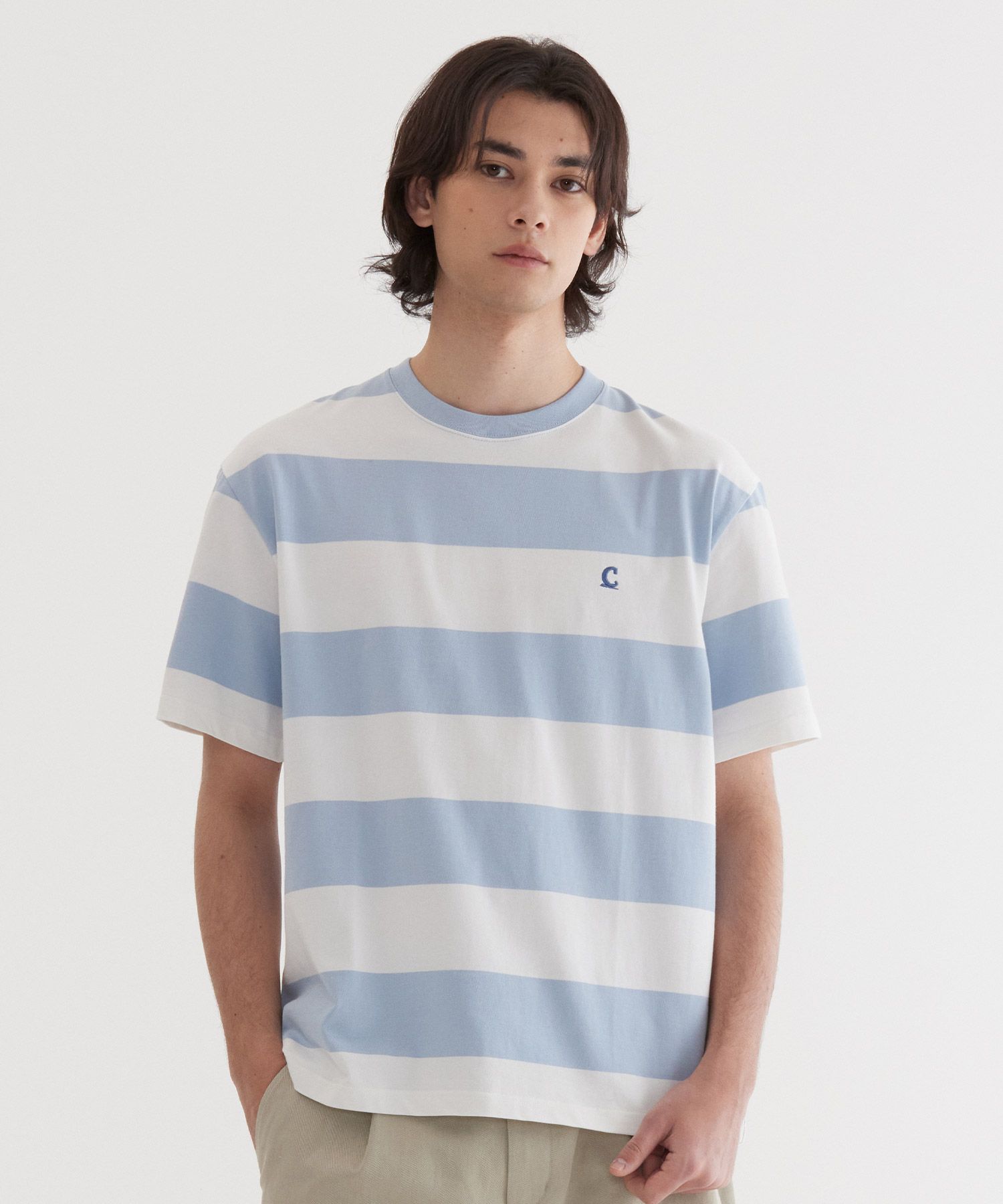 Tシャツ・カットソー COVERNAT Rugby Round T-Shirt Blue MUSINSA公式 | COVERNAT Rugby Round T-Shirt Blue