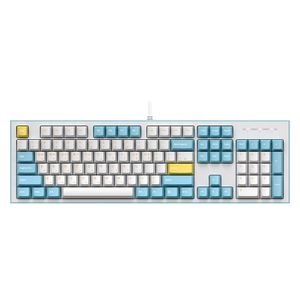 CK01SL PBT 45GF 저소음 기계식 키보드(크림소다, 45g 저소음 백축)