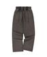 Washed Pintuck Wide Pants Charcoal