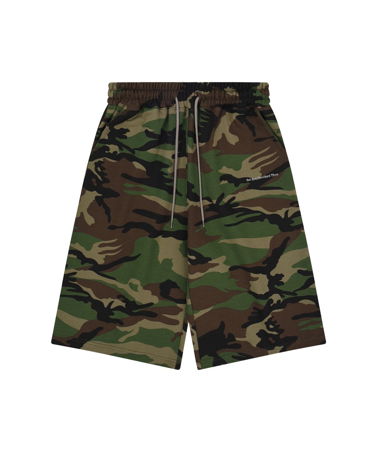 에스이에스티(S'EST) Camo Bermuda Shorts Khaki