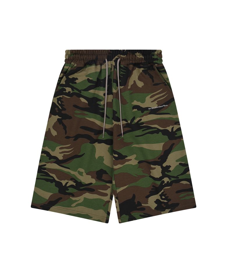 Camo Bermuda Shorts Khaki