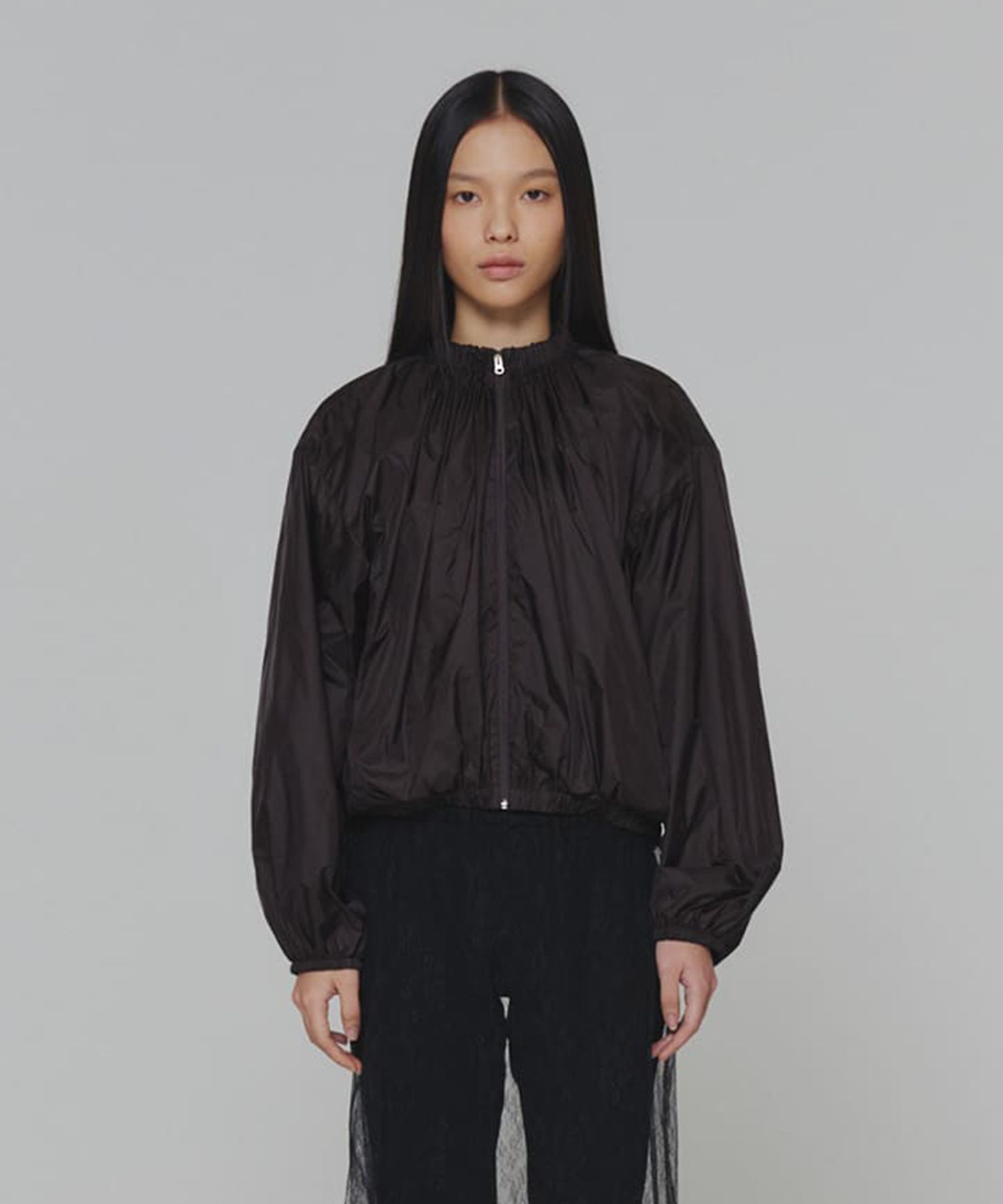 ジャケット・アウター AMOMENT HOOD SHIRRING JUMPER MUSINSA | AMOMENTO NECK SHIRRING VOLUME JUMPER
