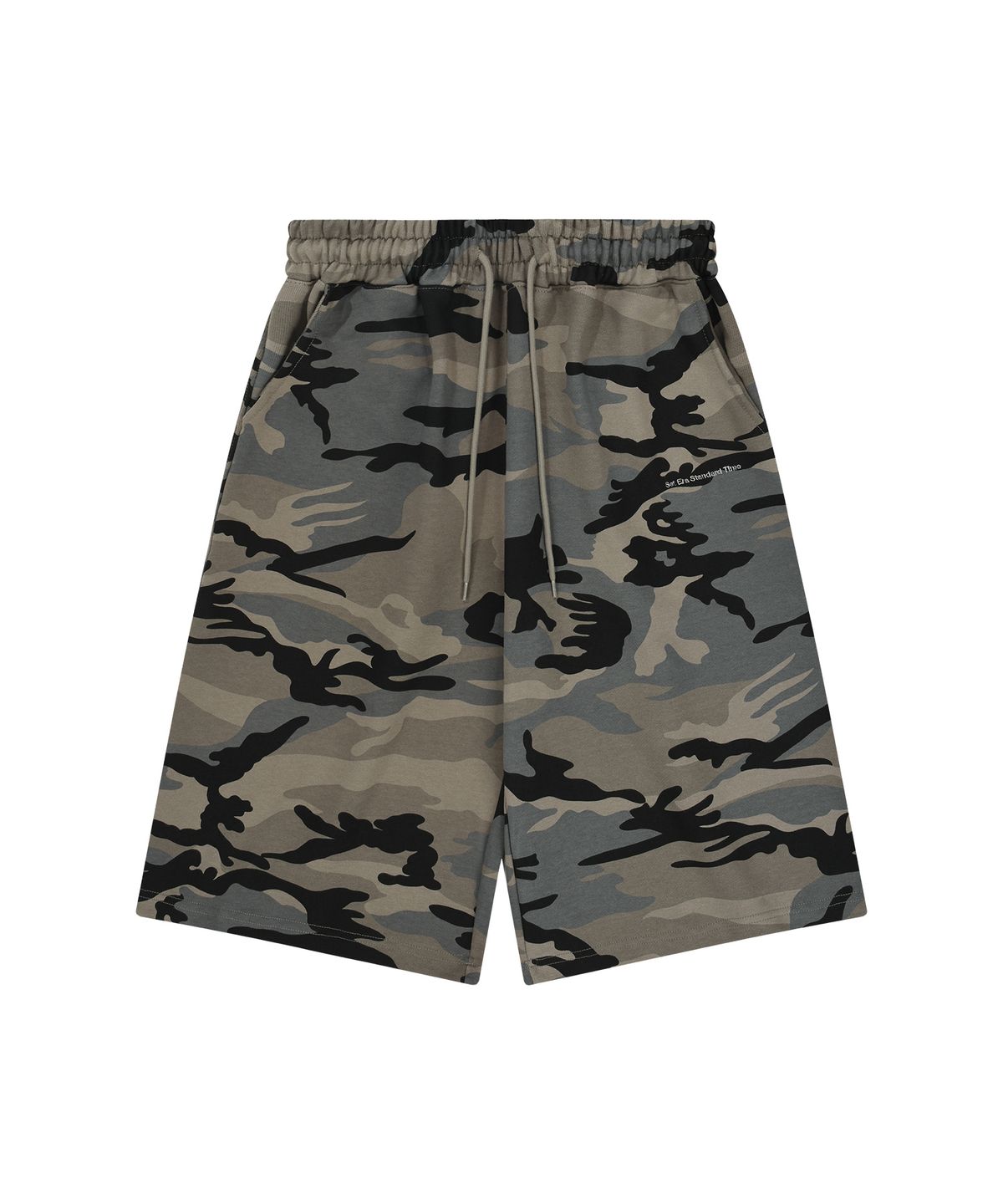 에스이에스티(S'EST) Camo Bermuda Shorts Gray