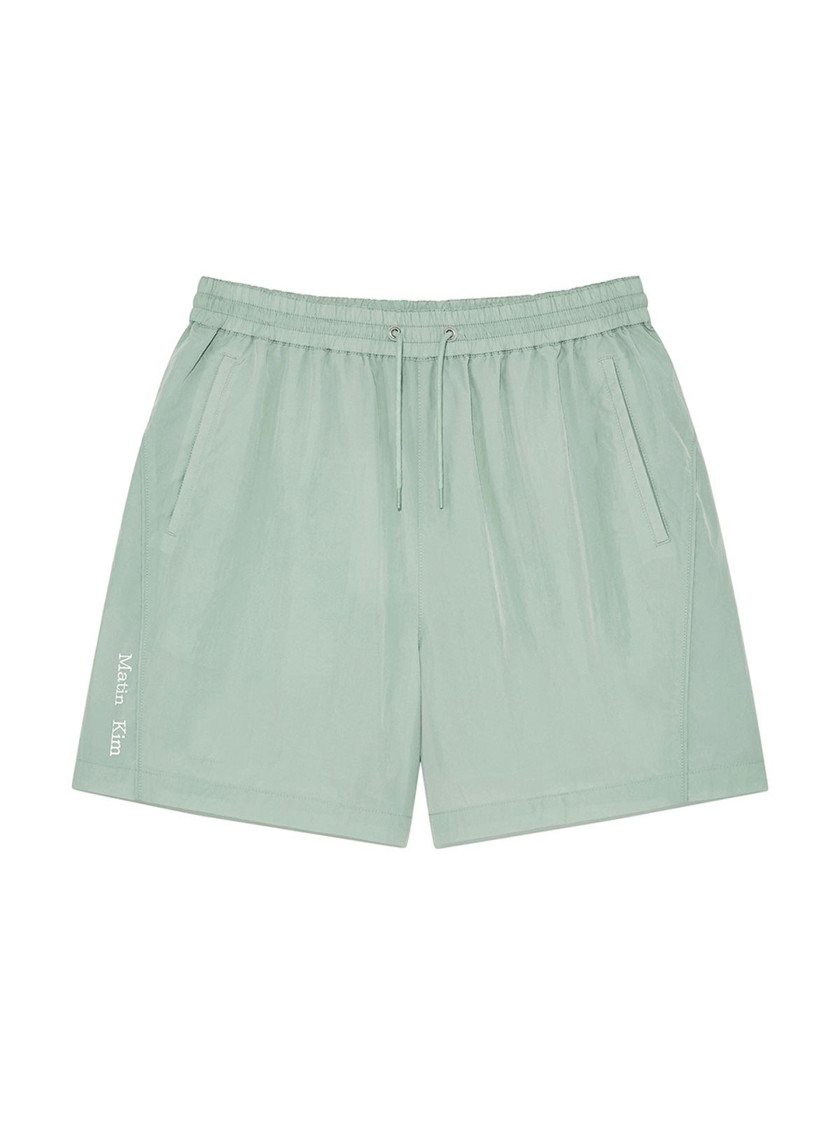 마뗑킴(MATIN KIM) MESH NYLON SHORTS FOR MEN IN MINT