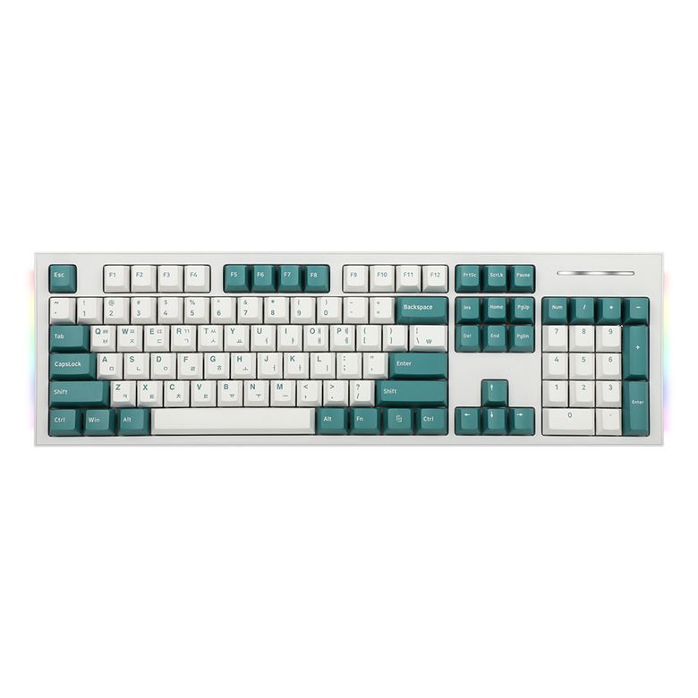 CK01 PBT SL 기계식 키보드(민트/화이트 저소음백축)