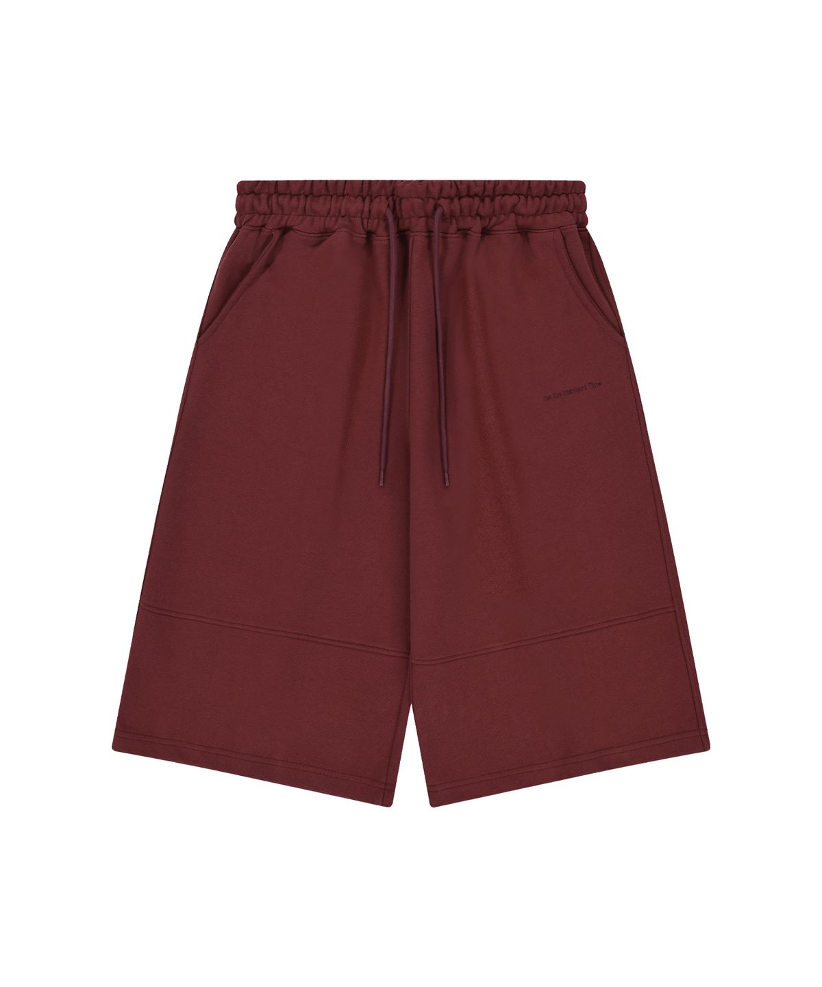 에스이에스티(S'EST) Relaxed Bermuda Shorts Burgundy