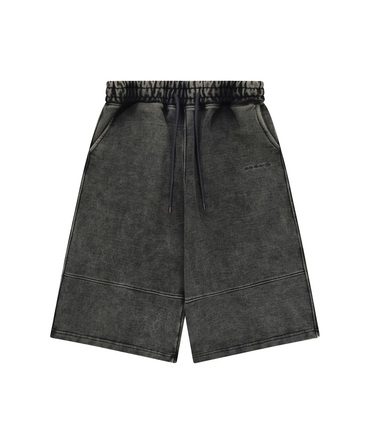 에스이에스티(S'EST) Washed Bermuda Shorts Black