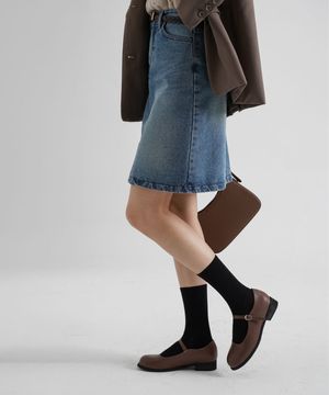 윙키 라운드 메리제인 플랫슈즈 PMLTR3f847