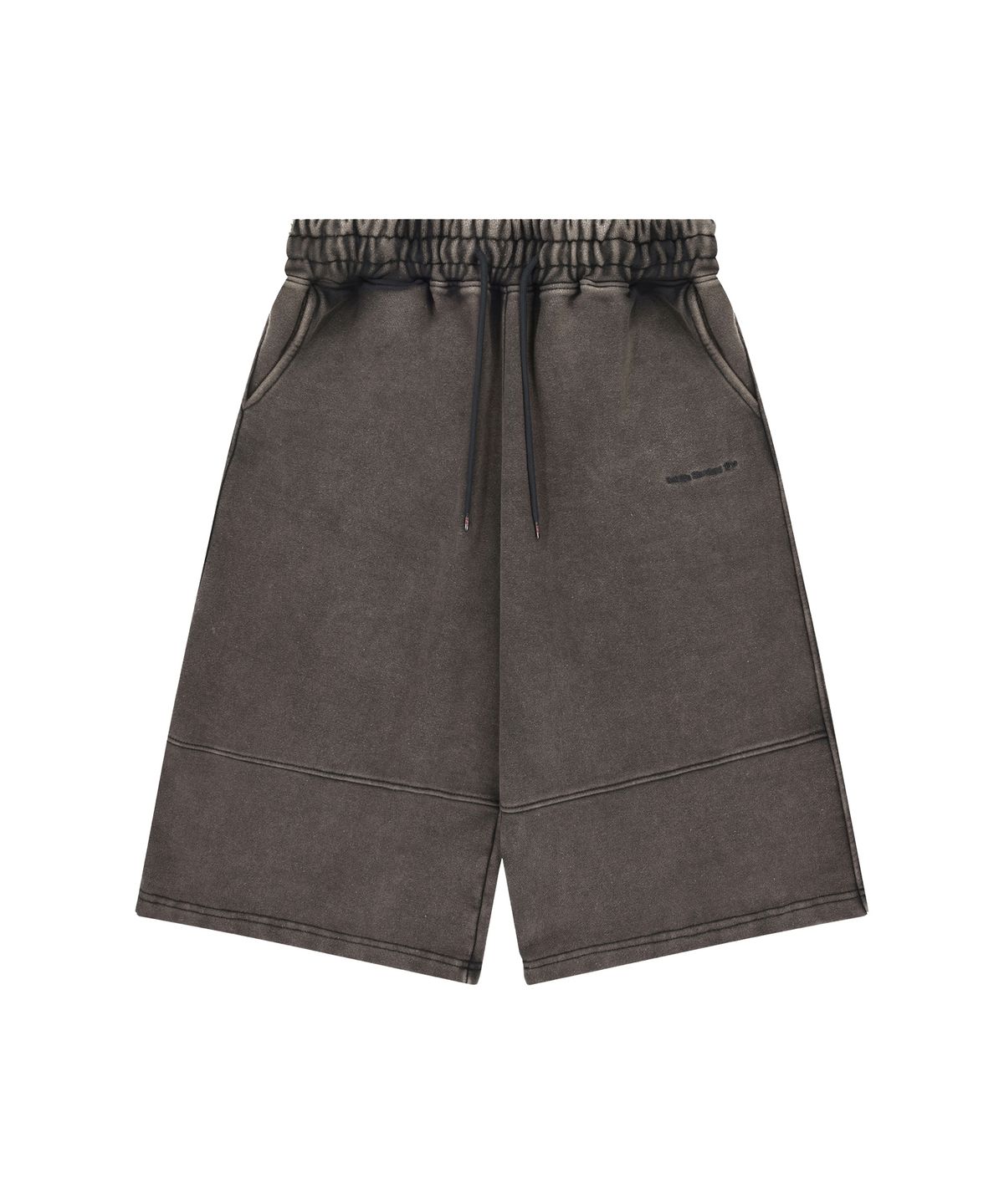 에스이에스티(S'EST) Washed Bermuda Shorts Charcoal