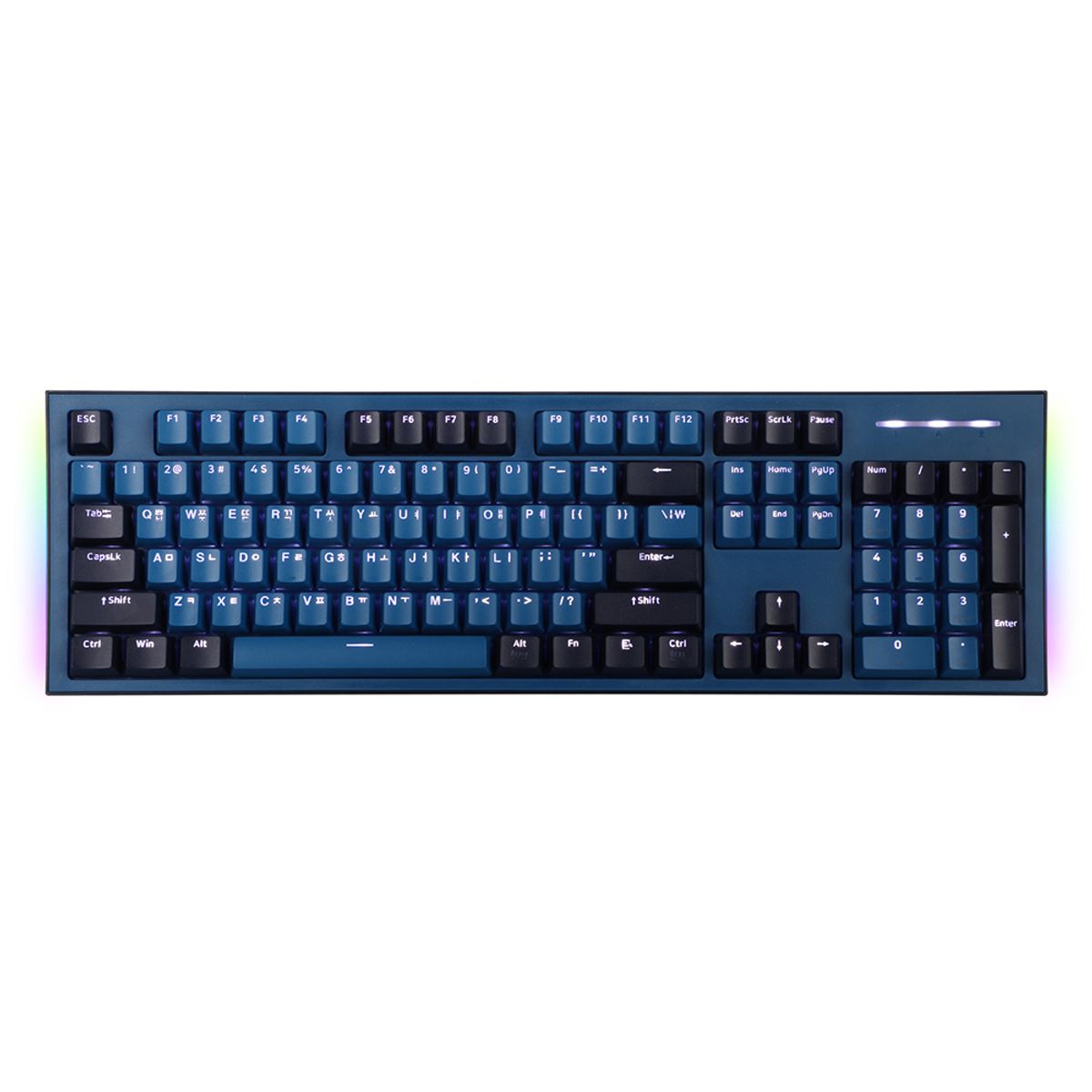 콕스(COX) CK01 NAVY 축교환 사이드 RGB 기계식 키보드