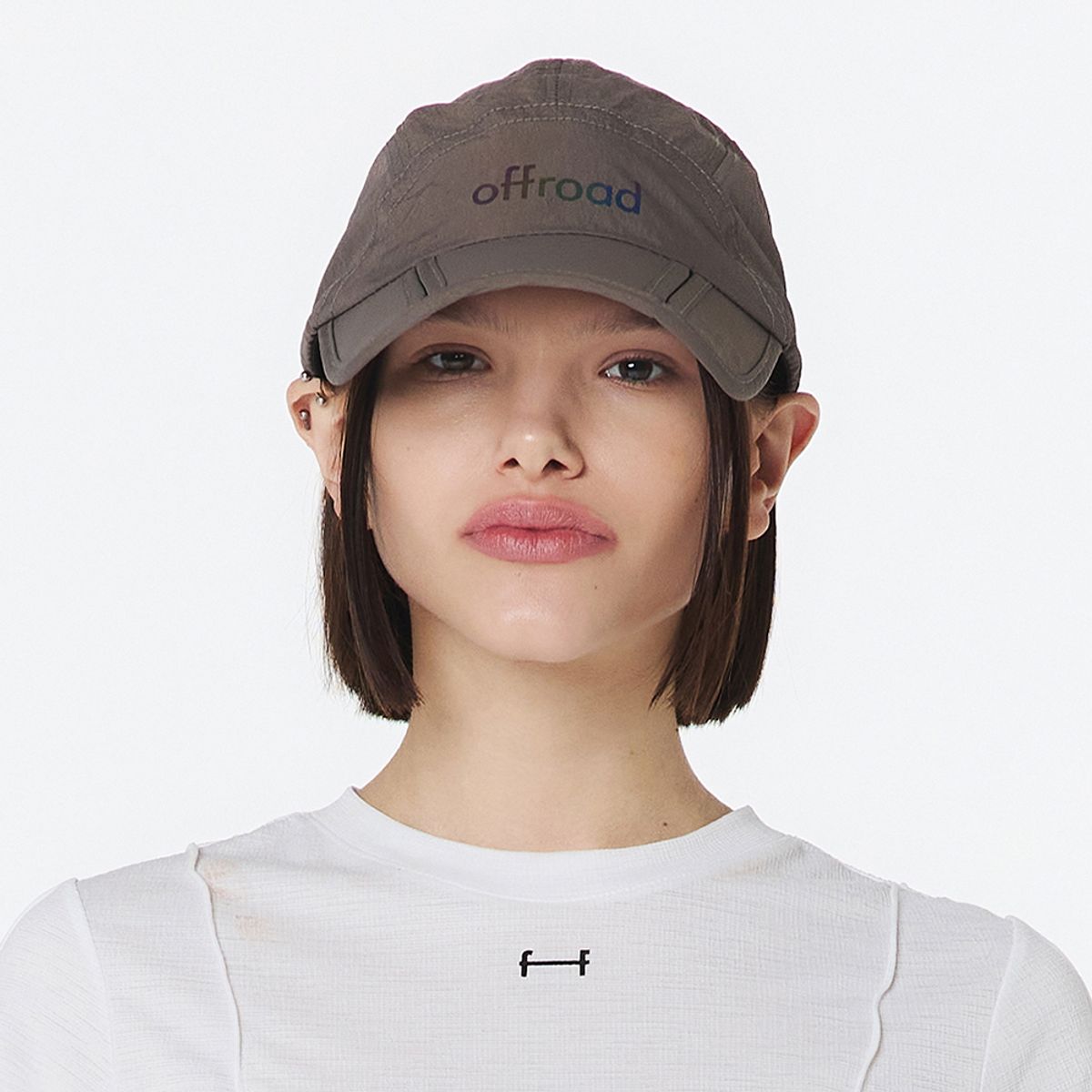 오프로드(OFFROAD) 유니  패커블 캡 (그레이시 브라운)_5LG7414