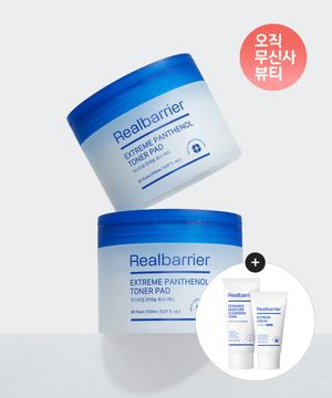 익스트림 판테놀 토너 패드 80매X 2개+[증정]세라마이드 클렌징 폼 30ML+익스트림크림25ML