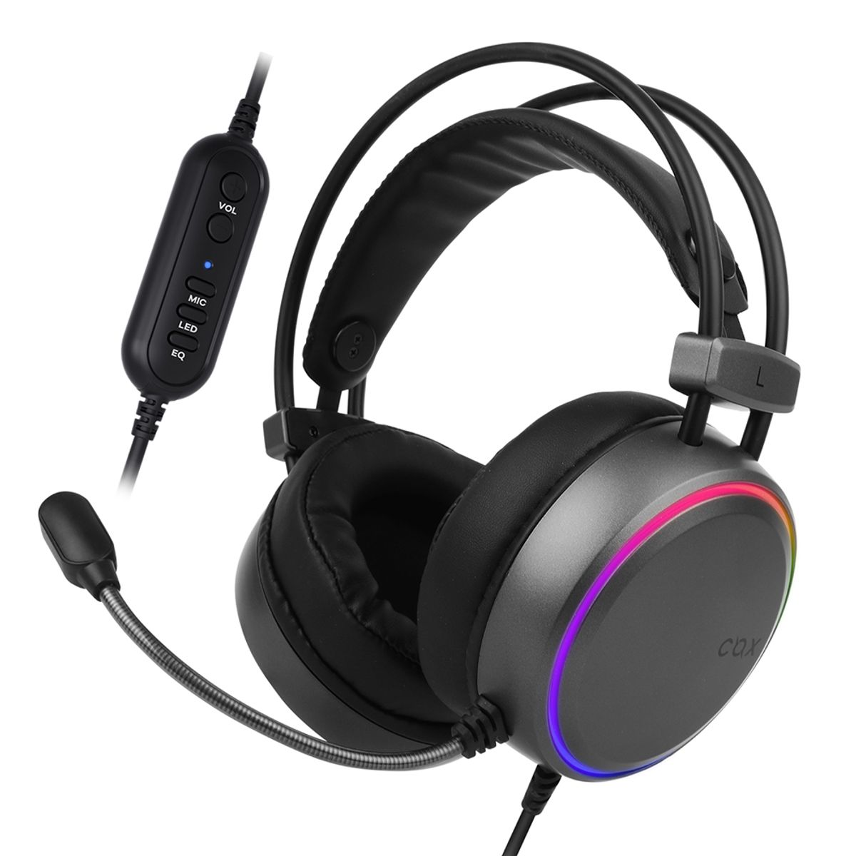 콕스(COX) CH43 가상 7.1 ENC EQ RGB 초경량 게이밍 헤드셋