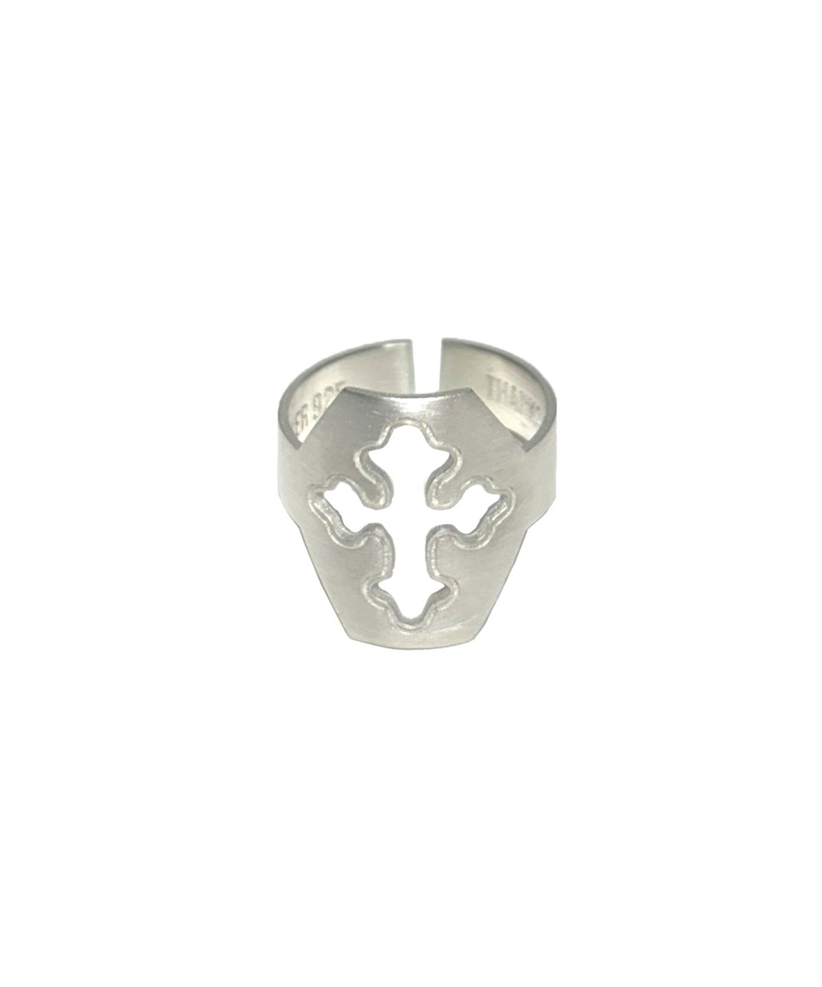 땡스메시아(THANKS MESSIA) CROSS MY HEART OPEN RING M
