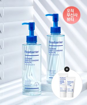 익스트림 딥 클렌징 블루 오일 200MLX 2개+[증정]세라마이드 클렌징 폼 30ML+익스트림크림25ML