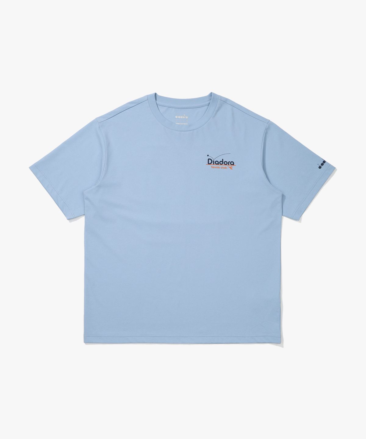 디아도라(diadora) AIRTEX 테니스코트 반팔 티셔츠 BLUE