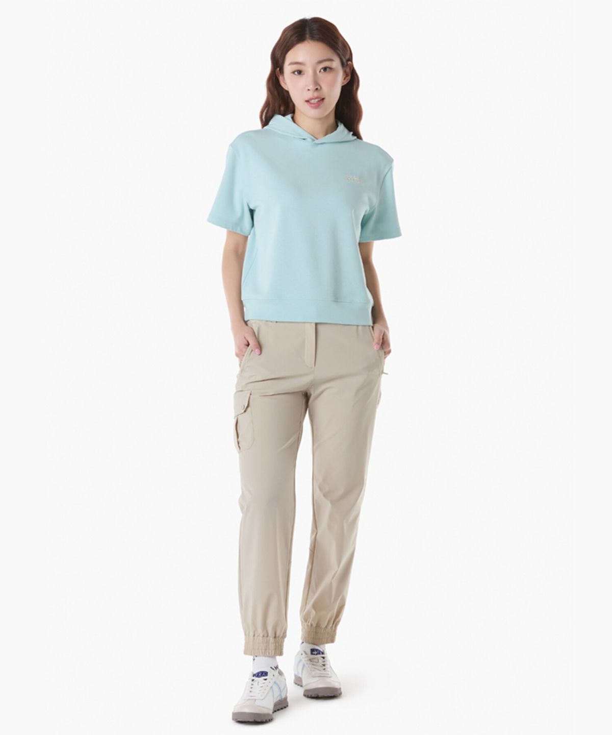 르꼬끄 골프(LECOQ GOLF) 여성 아웃포켓 포인트 조거 팬츠 (GQ122LPT31)