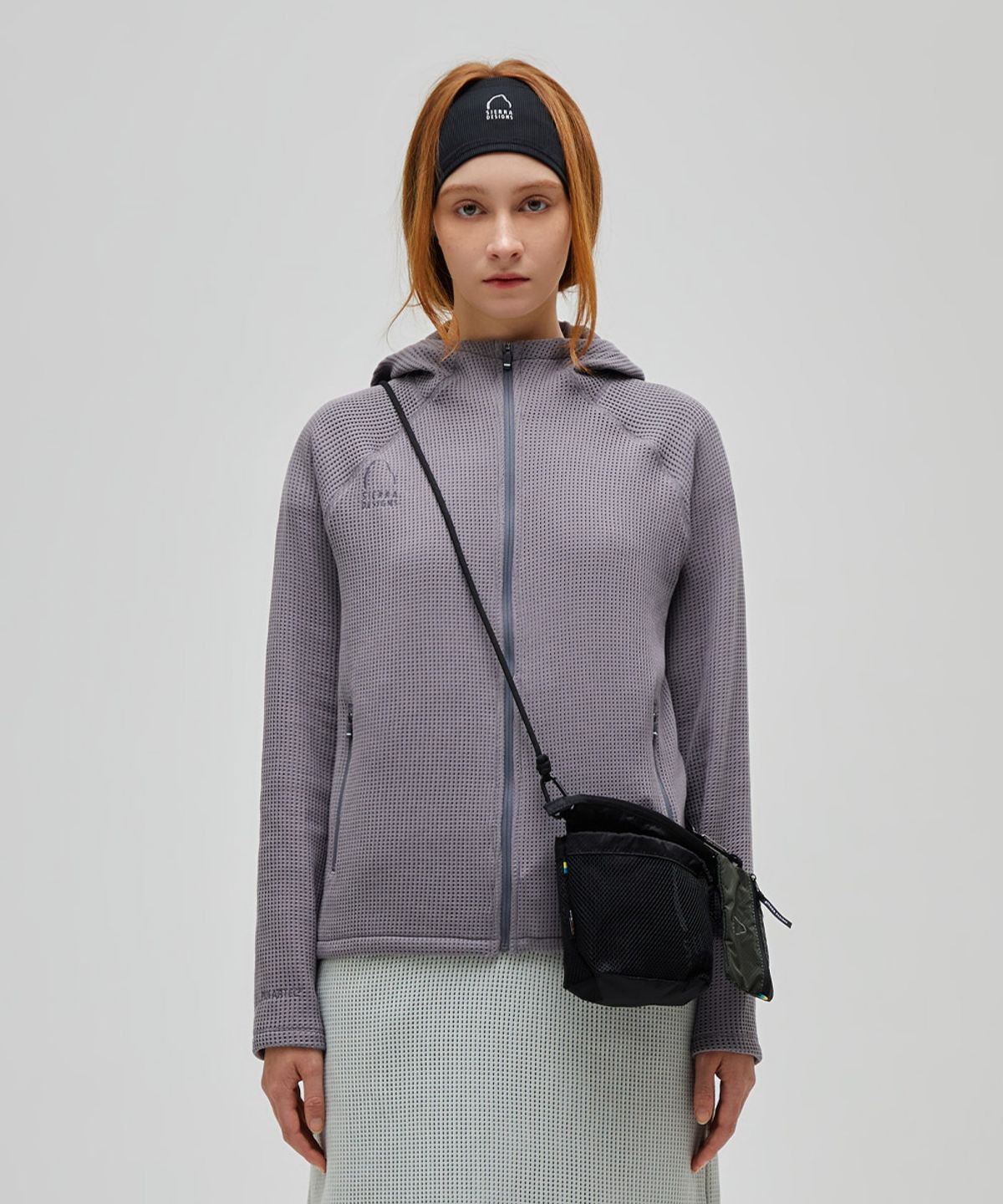 시에라디자인(SIERRA DESIGNS) W) 그라나이트(GRANITE) 폴라텍 파워드라이 메쉬 집업 LAVENDER GREY