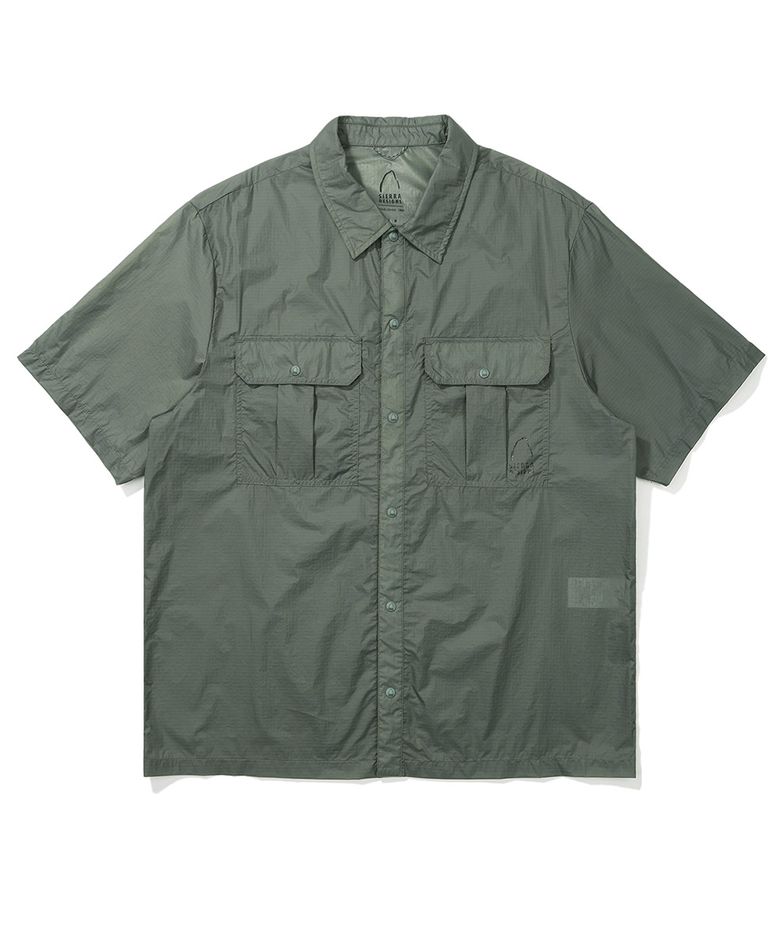 로웰(ROWELL) 경량 반팔 셔츠 KHAKI
