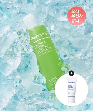 컨트롤-T  티트리 AC 쿨링 클렌징 젤 200ML+[증정]세라마이드 클렌징 폼 30ML