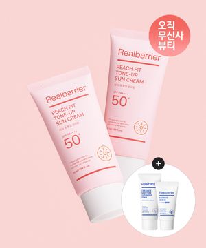 피치핏 톤업 선크림 50MLX 2개+[증정]세라마이드 클렌징 폼 30ML+익스트림크림25ML
