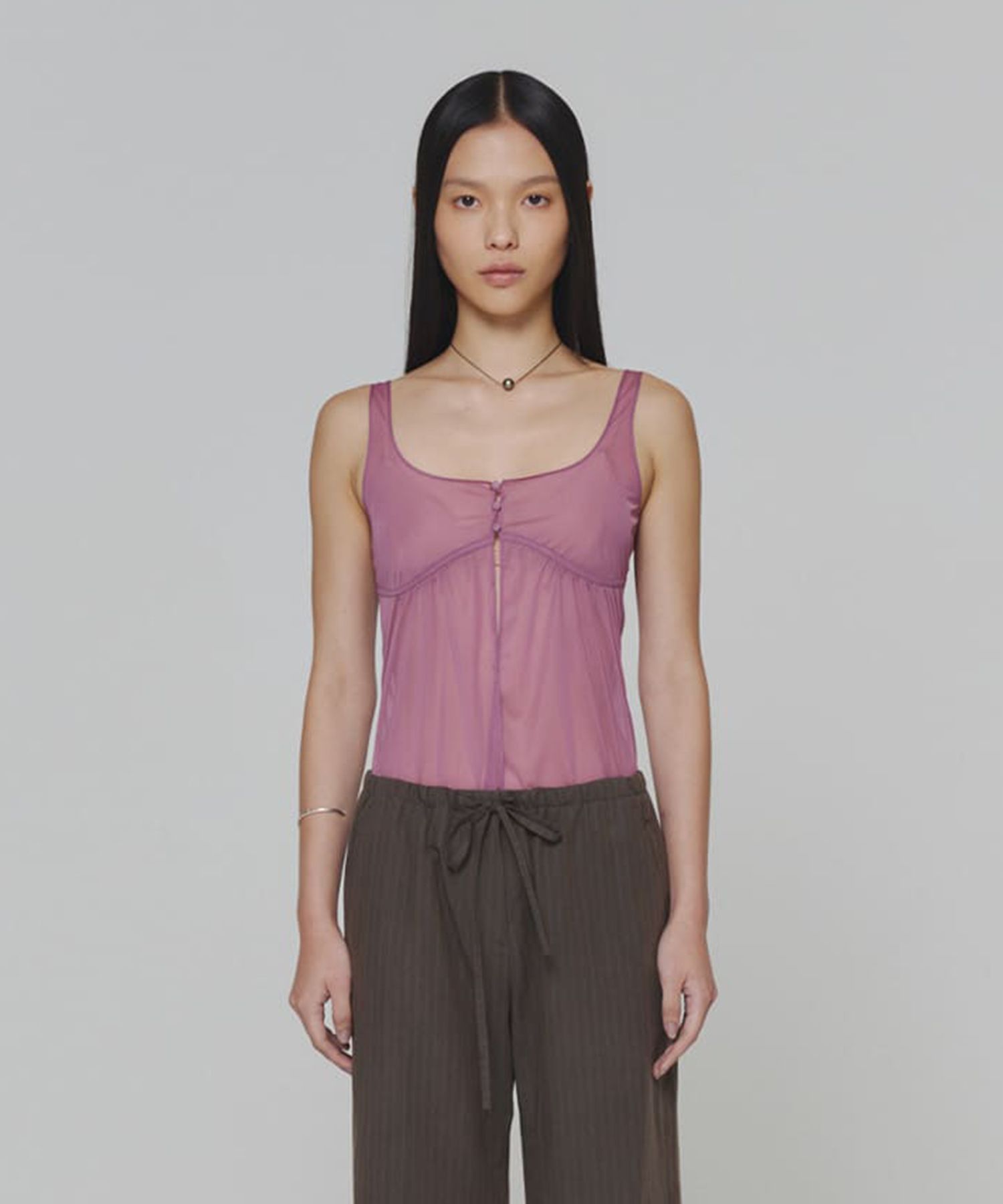 MUSINSA公式 | AMOMENTO SHEER BRA TOP (2COLORS)