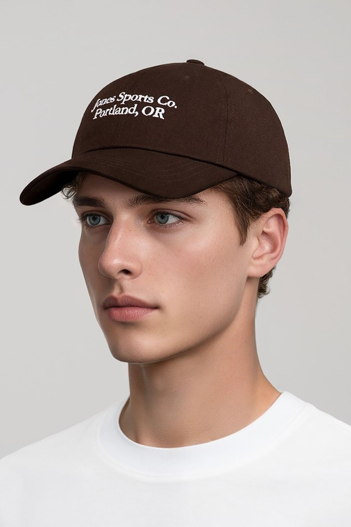 왁(WAAC) [남녀공용][WAAC X JONES] JONES Typography Cap_WGRCX25273BRX