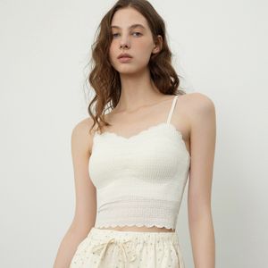 캡 내장 카렌 레이스 끈나시 (3color)