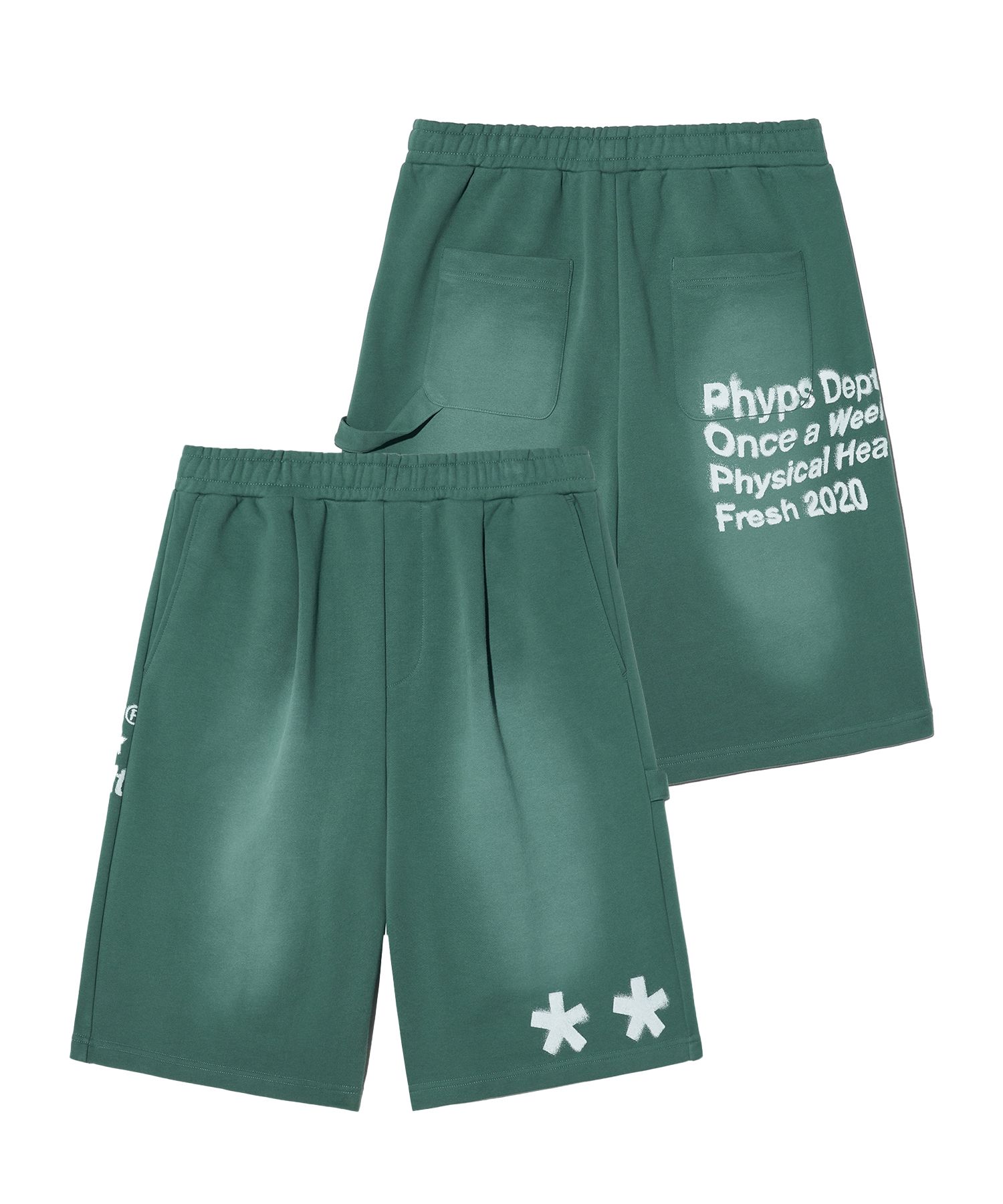 ★ Phyps Department★ Over Typo Spray Dying Carpenter Sweat MUSINSA | PHYPS Over Typo Spray Dying Carpenter