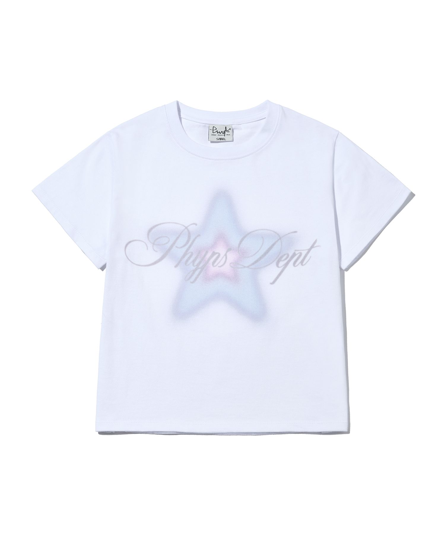 PHYPS ♥ Women's Rose Spray Short Sleeve T-Shirt MUSINSA | PHYPS Women's Rose Spray Short Sleeve T-Shirt_Red