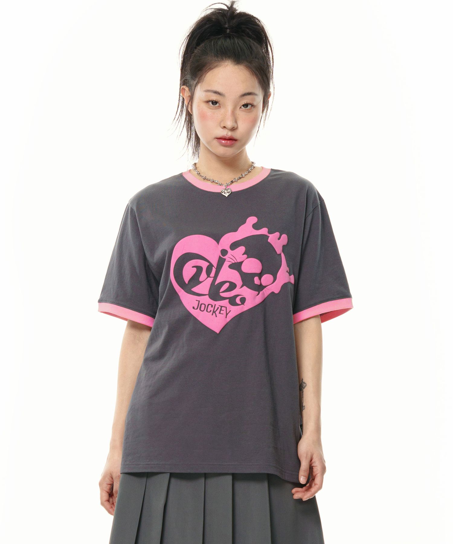 tシャツ 「UNISEX」Video Jockey／Cat ringer T レディース メンズ UNISEX】Video Jockey／Cat ringer T（Tシャツ/カットソー