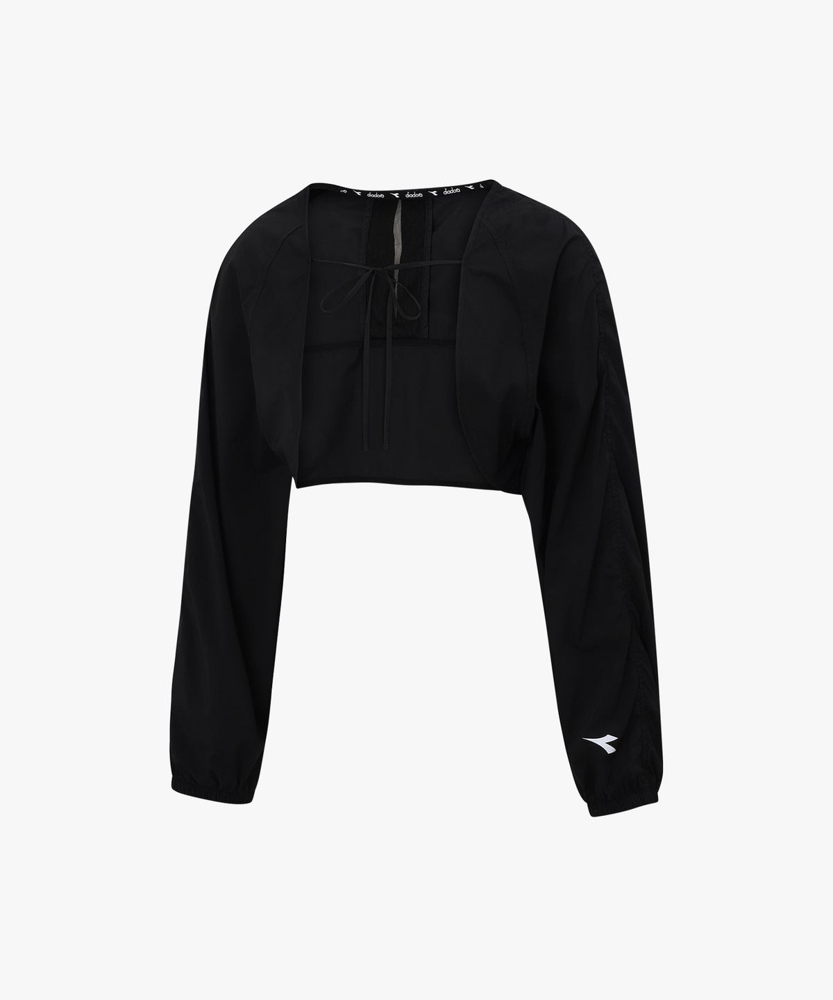 디아도라(diadora) 플레르 오픈 볼레로 자켓 우먼 BLACK