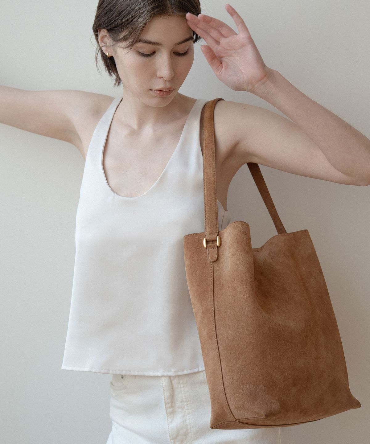 셀솝(SELSOP) 렌백 스웨이드 WREN BAG SUEDE / camel