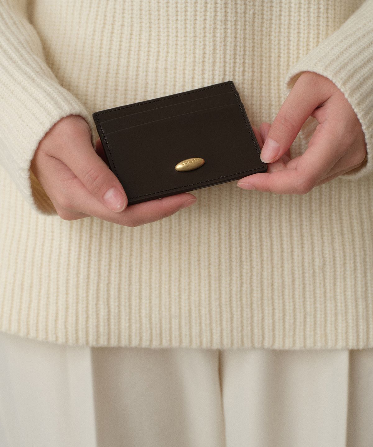 셀솝(SELSOP) 카드지갑 CARD WALLET / deep brown