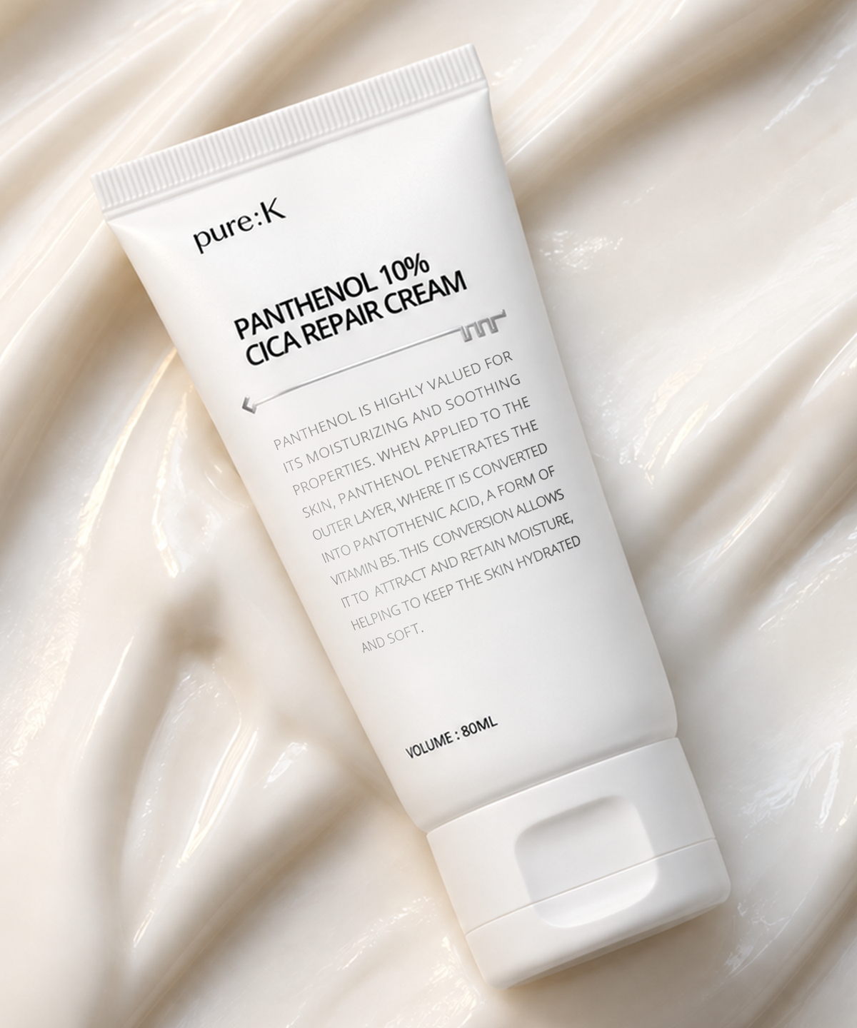 퓨어케이(PURE K) 디판테놀 10% 시카 리페어 장벽 크림 80ml