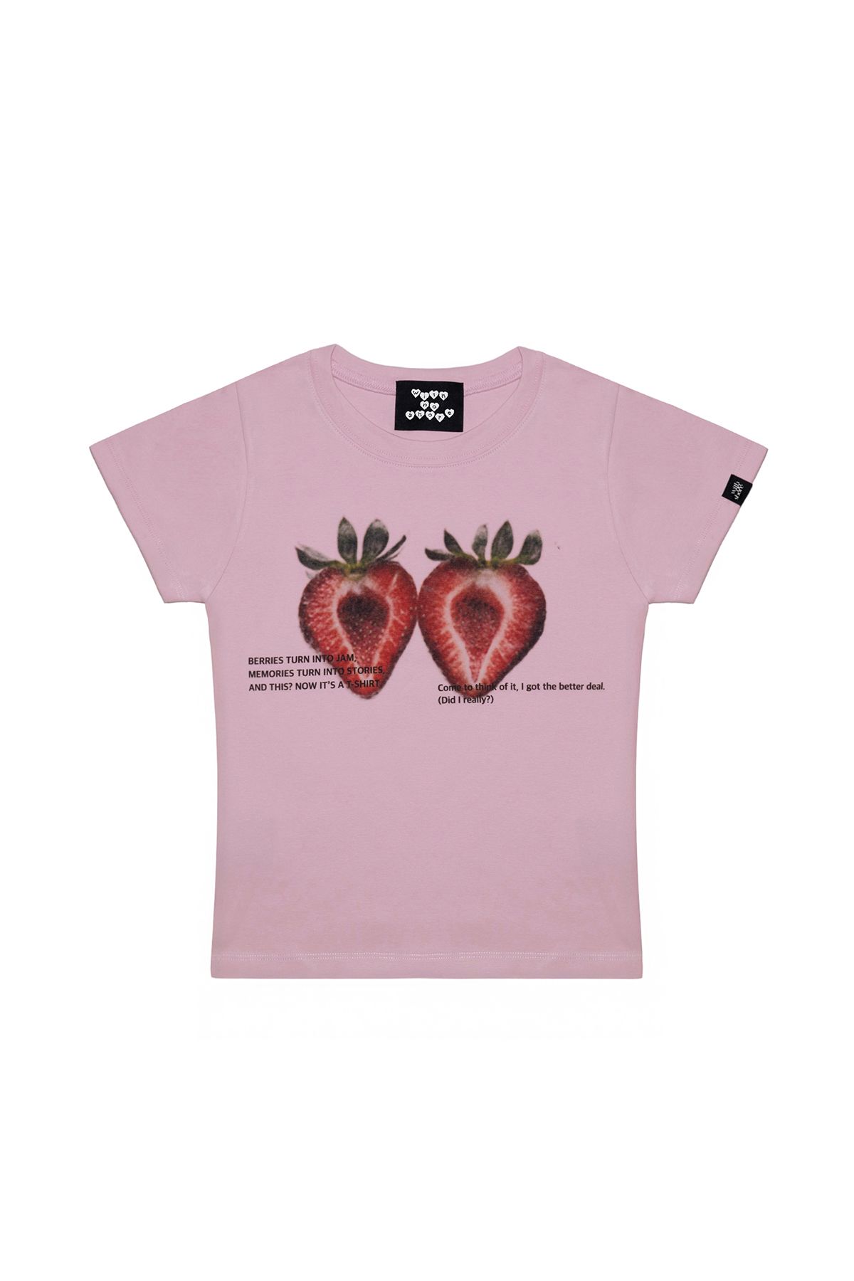 위드노쇼어(WITHNOSHORE) Memory Berry Tee - pink