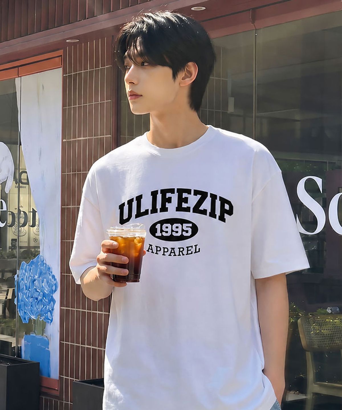 유라이프지(ULIFEZIP) 1995 네임아치 오버핏 반팔티 7 Color [ULZE_0002]
