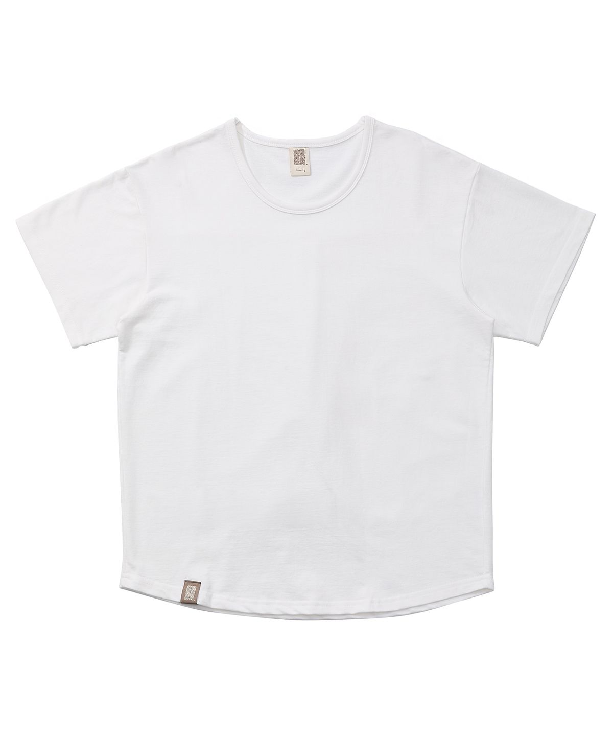 어낫띵(A NOTHING) ESSENTIAL PLEAT U-NECK 1/2 TEE (Off-White)