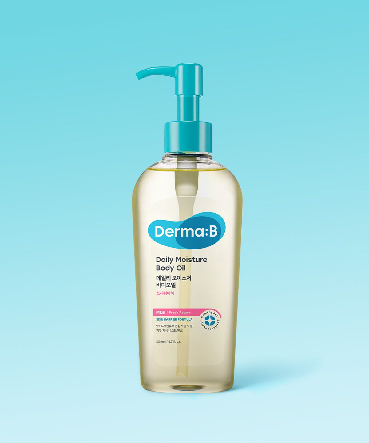 더마비(DERMAB) 데일리 모이스처 바디오일 프레쉬피치 200ML
